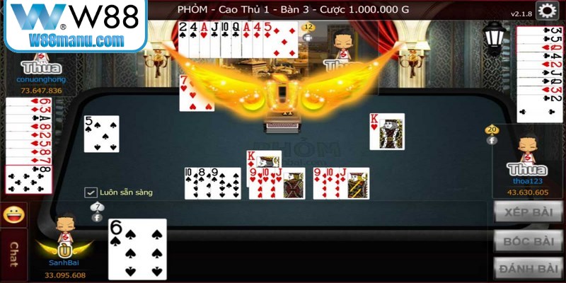 Bí Quyết Chơi Blackjack - Chiến Thắng Nhanh Mọi Ván 17 Phỏm online là trò chơi bài cược đẳng cấp đang được săn đón tại W88