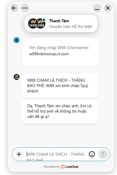 W88 Đội ngũ chăm sóc khách hàng giỏi W88